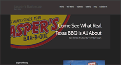 Desktop Screenshot of jaspersbarbecue.com